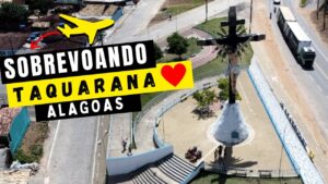 Leia mais sobre o artigo TAQUARANA – ALAGOAS, vista de cima, cidade linda